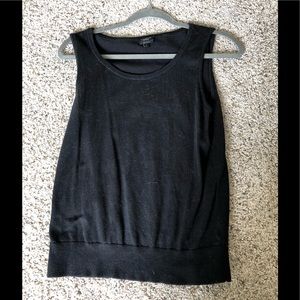 Talbots black sweater vest